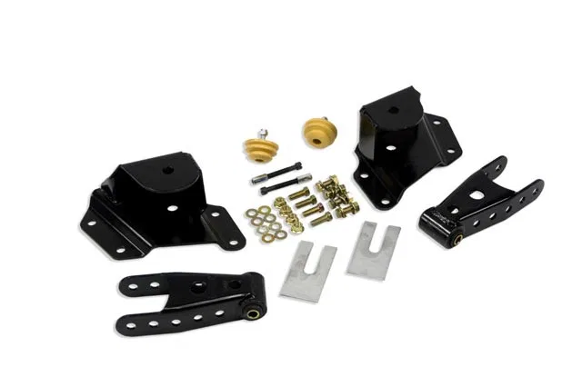 6512 – BELLTECH Lowering Kit, 4 Inch Drop Without Shock Absorbers With Shackles/ Leaf Spring Hangers/ Bump Stops/ Lea...